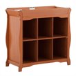 ADD TO YOUR SET: Stork Craft Aspen 6 Cube Organizer/Change Table in Oak
