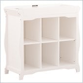 Stork Craft Aspen 6 Cube Organizer/Change Table in White