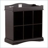 Stork Craft Beatrice 6 Cube Organizer/Change Table in Black