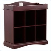 Stork Craft Beatrice 6 Cube Organizer/Change Table in Cherry