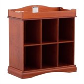 Stork Craft Beatrice 6 Cube Organizer/Change Table in Cognac