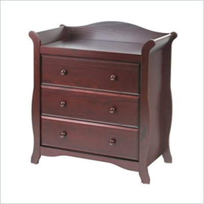 Stork Craft Aspen 3 Drawer Chest in Cherry Finish