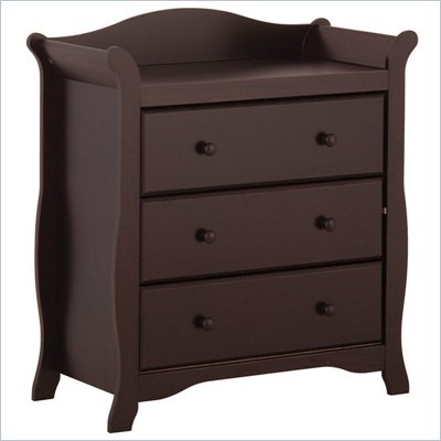 Stork Craft Aspen 3 Drawer Chest in Espresso