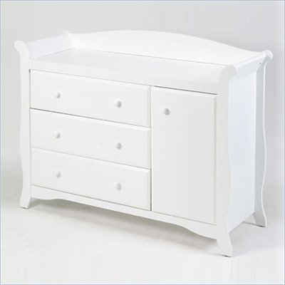 Stork Craft Aspen Combo Dresser in White