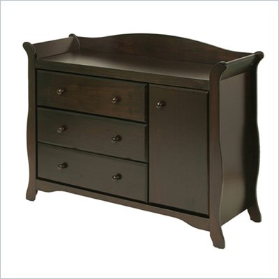 Stork Craft Aspen Combo Dresser in Espresso