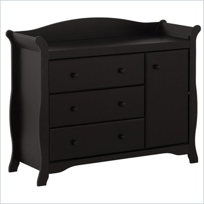 Stork Craft Aspen Combo Dresser - Black