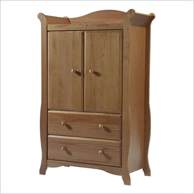 Stork Craft Aspen Armoire in Oak