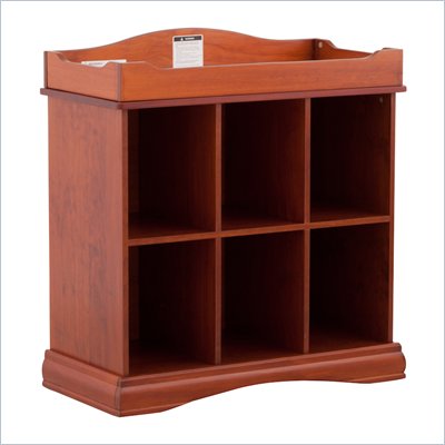 Stork Craft Beatrice 6 Cube Organizer/Change Table in Cognac