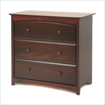 Stork Craft Beatrice 3 Drawer Chest in Cherry Finish