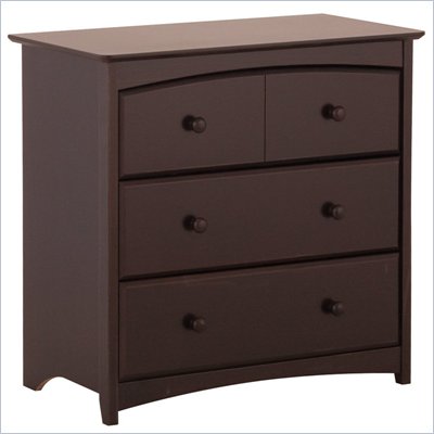 Stork Craft Beatrice 3 Drawer Chest in Espresso