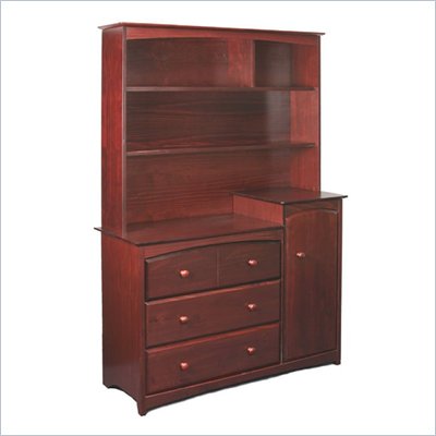 Stork Craft Beatrice Combo Tower & Hutch in Cherry