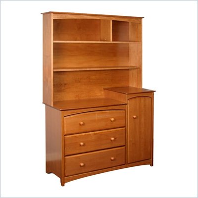 Stork Craft Beatrice Combo Tower & Hutch in Oak