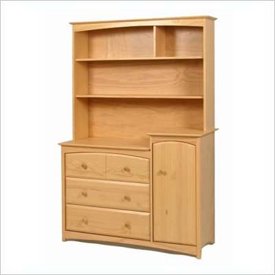 Stork Craft Beatrice Combo Tower & Hutch in Natural