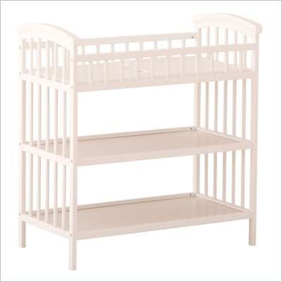 Stork Craft Hollie White Baby Dressing Table