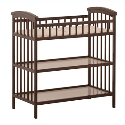 Stork Craft Hollie Espresso Baby Dressing Table