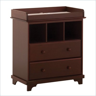  Lily 2 Drawer Baby Changing Table in Cherry