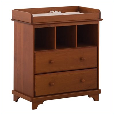  Lily 2 Drawer Baby Changing Table in Cognac
