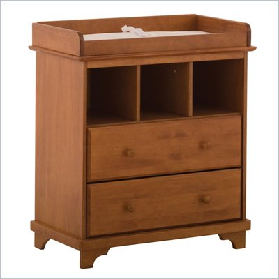 Lily 2 Drawer Baby Changing Table in Oak