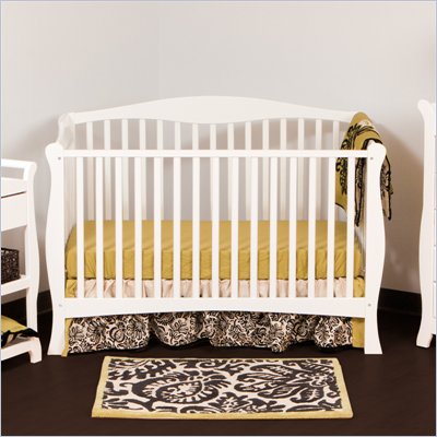 Stork Craft Savona Fixed Side Convertible Crib in White