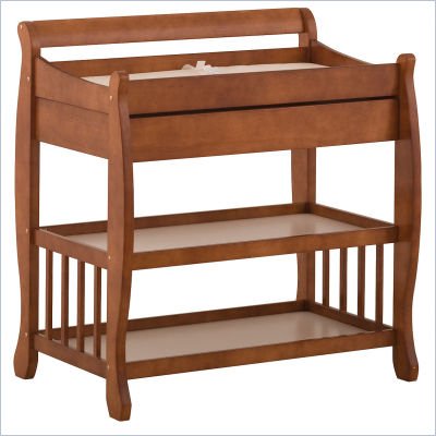 Stork Craft Tuscany Baby Changer with Drawer in Cognac