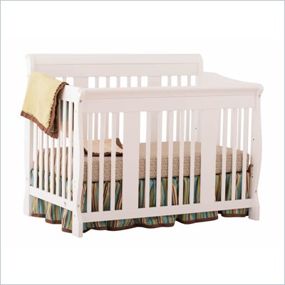 Stork Craft Tuscany 4-in-1 Stages Baby Crib in White