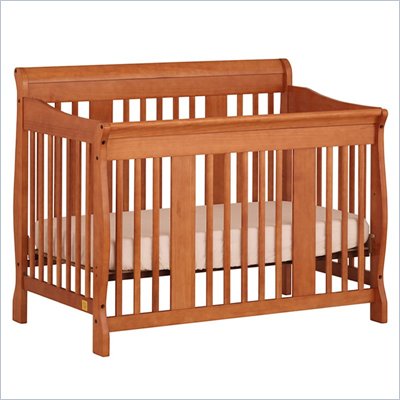 Stork Craft Tuscany 4-in-1 Stages Baby Crib in Cognac