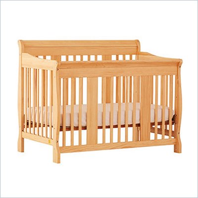 Stork Craft Tuscany 4-in-1 Stages Baby Crib in Natural
