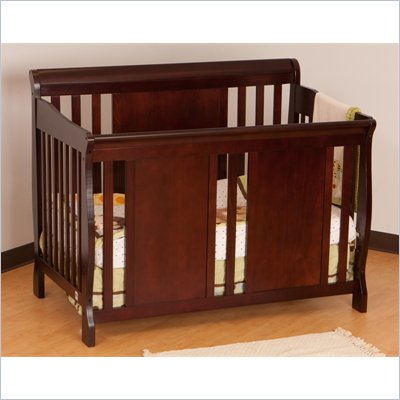 Stork Craft Verona Fixed Side 4-in-1 Convertible Crib in Cherry