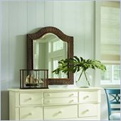 Stanley Furniture Coastal Living  Woven Mirror in Medium Woodtone