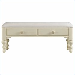 Stanley Furniture Coastal Living Bed End Bench in Shell Finish