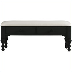 Stanley Furniture Coastal Living Bed End Bench in Deepwater Finish