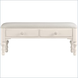 Stanley Furniture Coastal Living Bed End Bench in Sand Dollar Finish-Coastal Cloud