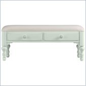 Stanley Furniture Coastal Living Bed End Bench in Morning Sky Finish