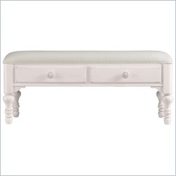 Stanley Furniture Coastal Living Bed End Bench in Twilight Finish