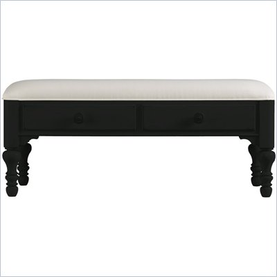Stanley Furniture Coastal Living Bed End Bench in Deepwater Finish