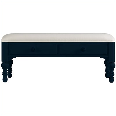 Stanley Furniture Coastal Living Bed End Bench in Navy Finish