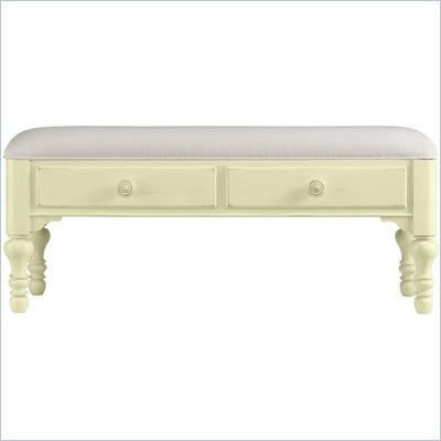 Stanley Furniture Coastal Living Bed End Bench in Sea Grass Finish