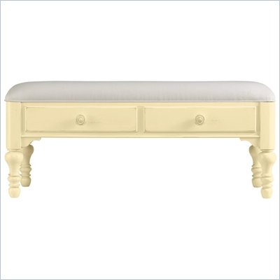 Stanley Furniture Coastal Living Bed End Bench in Lemon Twist Finish