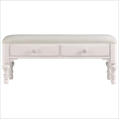 Stanley Furniture Coastal Living Bed End Bench in Twilight Finish
