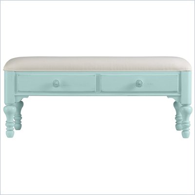 Stanley Furniture Coastal Living Bed End Bench in Sea Mist Finish