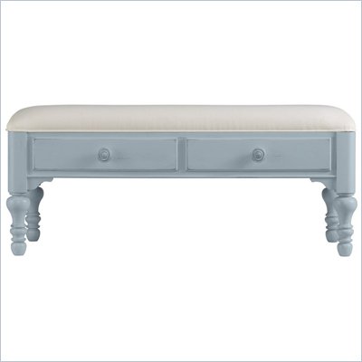 Stanley Furniture Coastal Living Bed End Bench in High Tide Finish
