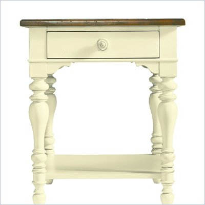 Stanley Coastal Living Lamp Table with Boardwalk Top