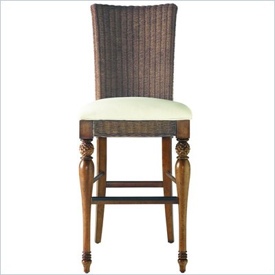 Stanley Coastal Living Woven Bar Stool in Boardwalk Finish