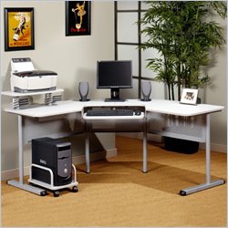 Studio RTA Power Center III Corner Computer Desk in Grey