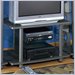 Studio RTA Voyager TV Stand in Pewter and Charcoal