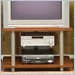 Studio RTA Voyager TV Stand in Champagne and Maple