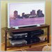 Studio RTA Madison Entertainment Credenza in Pewter and Rosewood