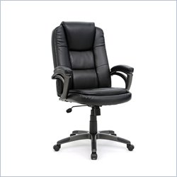 Studio RTA Gruga Chairs Executive Leather Chair in Black