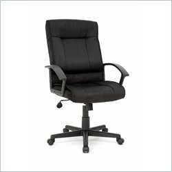Studio RTA Gruga Chairs Micro Suede Managers Chair in Black