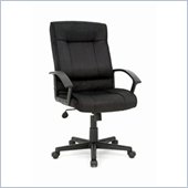 Studio RTA Gruga Chairs Micro Suede Managers Chair in Black